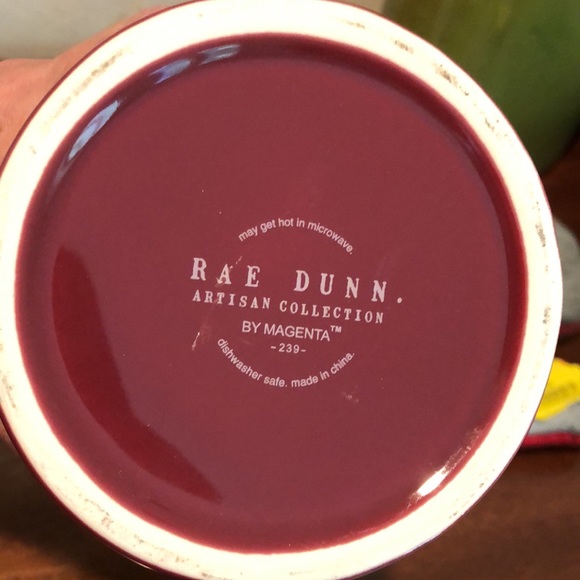 NWOT RaeDunn Grill Master red-burgundy  Beer Stein Mug - Picture 3 of 7